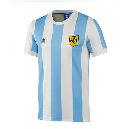 1978 Argentina Retro Home Soccer Jersey Shirt